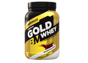 Buy Bigmuscles Nutrition Premium Gold Whey 1Kg [Belgian Chocolate] | Whey Protein Isolate & Whey Protein Concentrate