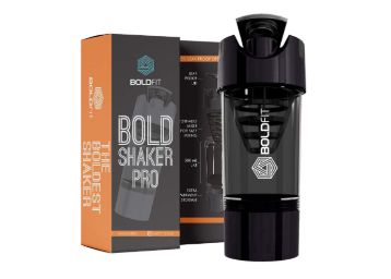 Buy Boldfit Gym Shaker Pro Cyclone Shaker 500ml with Extra Compartment