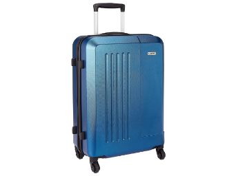 Buy Amazon Brand - Solimo Murray Hardside Trolley, Blue, 66 cm