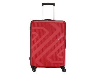 Buy Kamiliant by American Tourister KAM Kiza Polypropylene 55 cms Ruby Red Hardsided Cabin Luggage