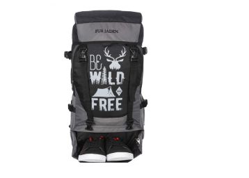Buy Fur Jaden 55 LTR Rucksack Travel Backpack Bag for Trekking, Hiking with Shoe Compartment