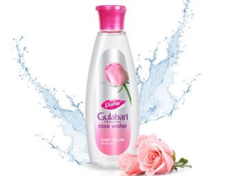 Dabur Gulabari Premium Rose Water with No Paraben for Cleansing and Toning, 400 ml