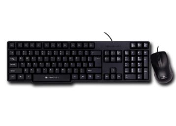 Buy Zebronics Wired Keyboard and Mouse Combo with 104 Keys and a USB Mouse