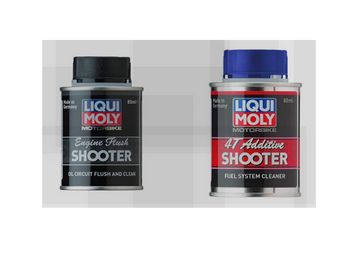 Buy LIQUI MOLY 20597 Motorbike Engine Flush Shooter (80 ml) & 7822 Motorbike T Shooter (80 ml) Combo