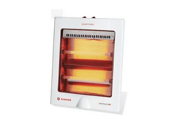 Buy Singer Quartz Heat Glow Plus 800-Watt Room Heater (White)