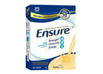 Buy Ensure Complete, Balanced Nutrition Drink For Adults With Nutri Strength Complex (Vanilla Flavour) 1Kg