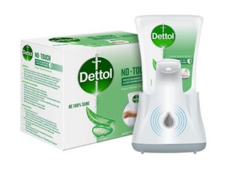 Buy Dettol Handwash No-Touch Automatic Soap Dispenser Device with Aloe Vera Refill – 250ml 