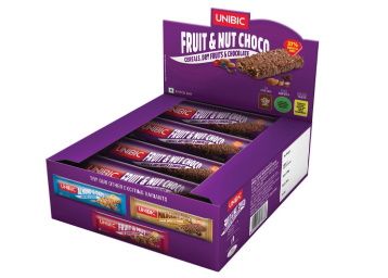 50% off Unibic Snack Bar Fruit and Nut Choco Pack of 12, 360g At Rs. 240