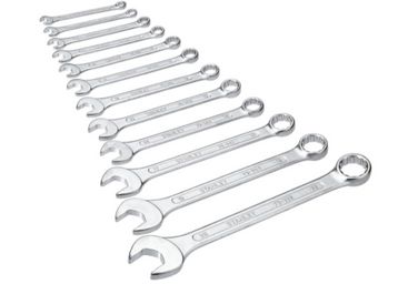 Buy STANLEY 70-964E Chrome Vanadium Steel Combination Spanner Set with Maxi-Drive system (12-Pieces) Pattern name:Spanner 70-