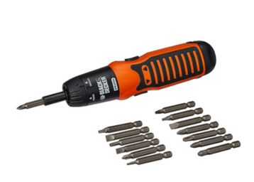 Buy BLACK+DECKER A7073 6V Battery Powered Screwdriver with 14 pc bits included (A7073-IN)