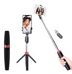 pTron Glam Plus Bluetooth Extendable Selfie Stick with Tripod Stand