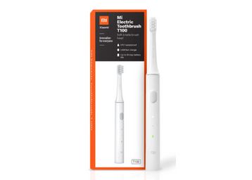 Buy MI Rechargeable Electric Toothbrush T100 with Dual Pro Mode & USB Fast Charging (White)