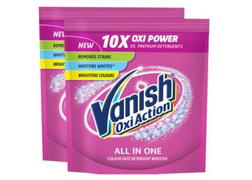 Buy Vanish All in One Powder Detergent Booster - 400 g (Pack of 2) | Removes Stains, Whitens Whites and Brightens Colors