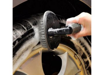 Wheel Tire Rim Scrub Brush