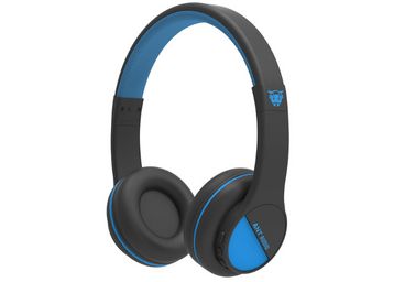  Treble 500 Wireless Bluetooth On Ear Headphone with Mic (Black and Blue)