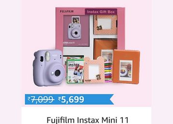 Fujifilm Instax Mini 11 Instant Camera (Lilac Purple) Gift Box