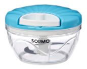  Solimo Plastic 500 ml Large Vegetable Chopper with 3 Blades