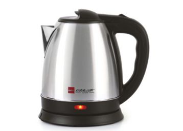 Buy Cello Quick Boil Popular Electric Stainless Steel Kettle, 1500ml, 1200W, Black/Silver