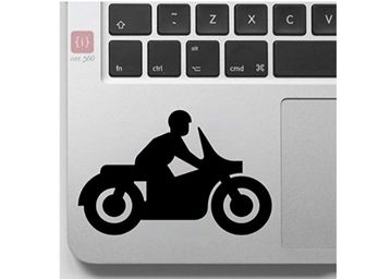 Buy ISEE 360® Motorcycle Rider Laptop Stickers 15.6 13.3 14 Inches Hd Quality for All Models
