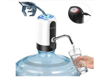 Buy Konquer TimeS KTS Automatic Wireless Water Can Dispenser Pump for 20 Litre Bottle Can, with 2 silicone pipe.
