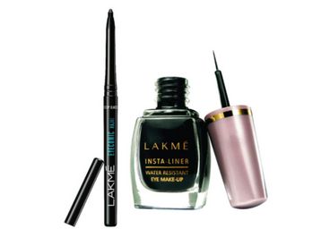 Buy Lakme Insta Eye Liner, Black, 9ml and Lakme Eyeconic Kajal, Deep Black, 0.35g
