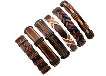 University Trendz Leather Base Metal Bracelets for Unisex At Rs. 229