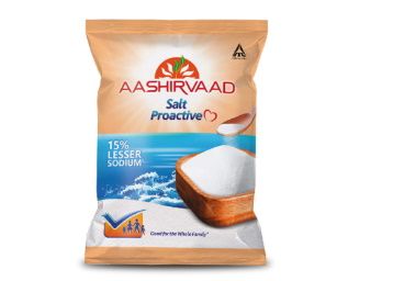 Aashirvaad Proactive Low Sodium Salt, 1 Kg At Rs. 34