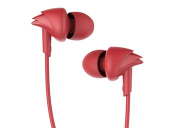 Buy boAt Bassheads 100 in Ear Wired Earphones with Mic(Furious Red)
