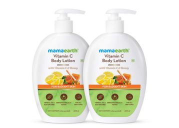 Buy Mamaearth Vitamin C Body Lotion - Pack of 2 (400 ml X 2, All Skin Type)
