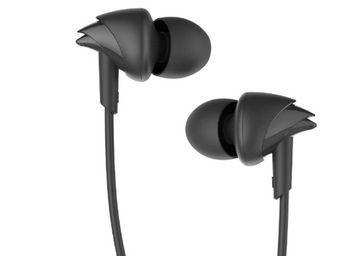 boAt Bassheads 100 in Ear Wired Earphones with Mic(Black)