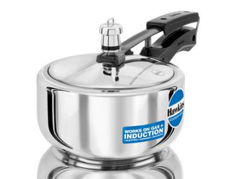 Buy Hawkins Stainless Steel Induction Compatible Pressure Cooker, 2 Litre, Silver (HSS20)
