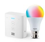 Echo Flex combo with Wipro 9W LED smart color bulb 