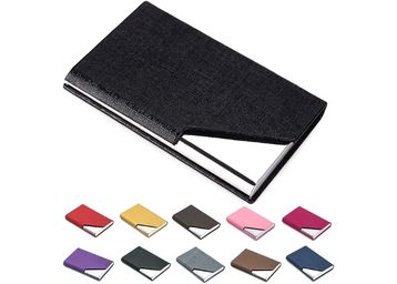 Card Holder RFID Blocking Wallet ID Protector Leather Case