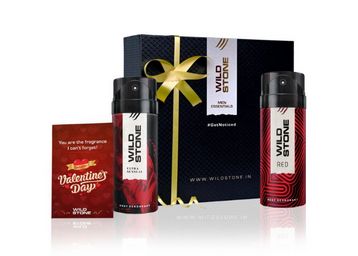 Buy Wild Stone Valentine Gift Box with Red and Ultra Sensual Deodorant (225ml each)