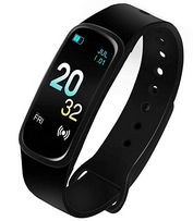 JAINX Black Smart Fitness Tracker Watch