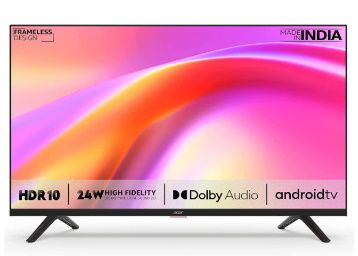 Acer 80 cm (32 inches) Boundless series HD Ready Android Smart LED TV At Rs. 13999