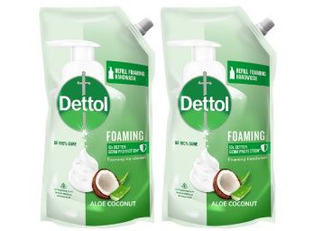 30% Coupon Off - Dettol Foaming Handwash Refill - Aloe Coconut, 700ml (Pack of 2) At Rs. 217