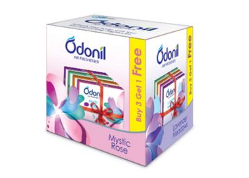 Buy Odonil Air Freshener Blocks, Mix Fragrances 50gm (3+1)