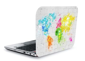 Buy QTH Dynamic Design Laptop Sticker 15.5 Inch in Rs.65/-
