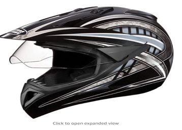 Studds Motocross D2 Off Road Full Face Helmet With Visor