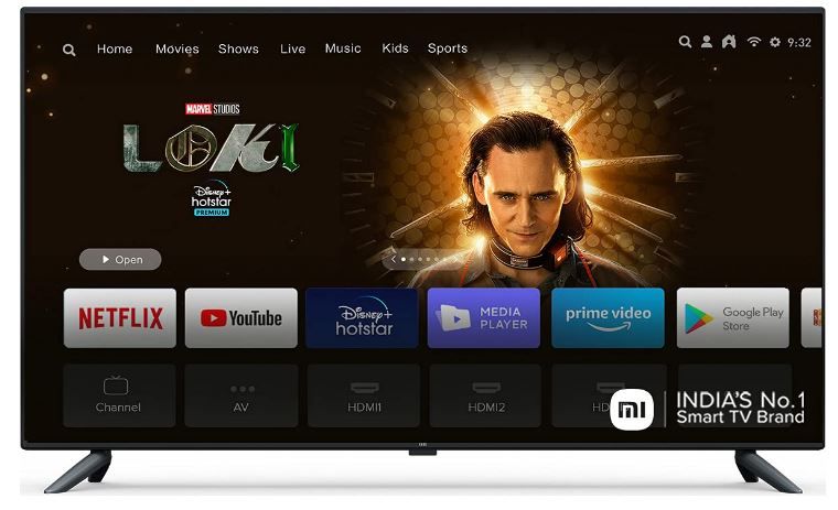 Buy Mi 125.7 cm (50 Inches) 4K Ultra HD Android Smart LED TV in Ra.37999/-