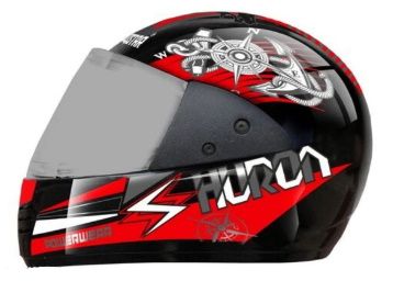 Flat 54% Off on RGX ONIQSTAR HORON FULLFACE Unbreakable Unisex Rider ISI Helmet