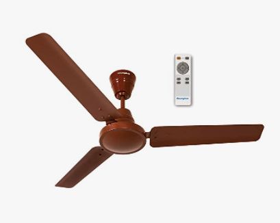 Crompton Energion HS 1200 mm (48 inch) Energy Efficient 5 Star Rated High Speed BLDC Ceiling Fan with Remote (Brown)
