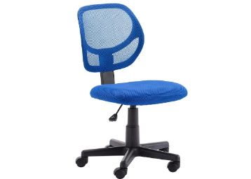 Buy AmazonBasics Low-Back Computer Chair (Nylon, Blue)