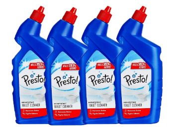 Buy Amazon Brand - Presto! Disinfectant Toilet Cleaner - 1 L (Pack of 4)