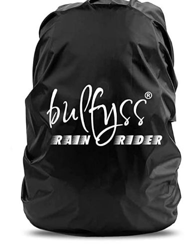 Bulfyss Rubberized 100% Waterproof Dust Proof Rain Cover for Backpack Bags