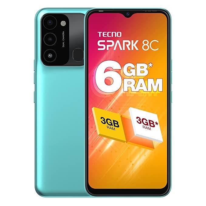 Tecno Spark 8C Turquoise Cyan (3GB+64GB)