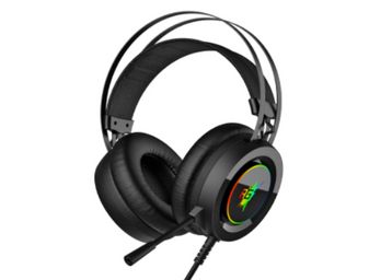 Redgear Cloak Wired RGB Gaming Headphones with Microphone for PC