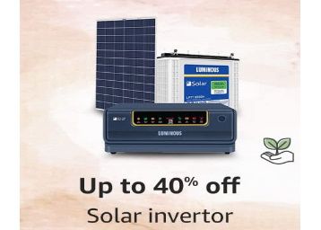 Summer Offer - Up to 50% Off on Solar Invrters