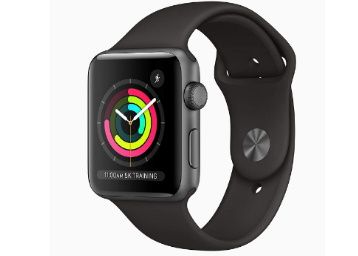 Apple Watch Series 3 (GPS, 42mm) - Space Grey Aluminium Case with Black Sport Band